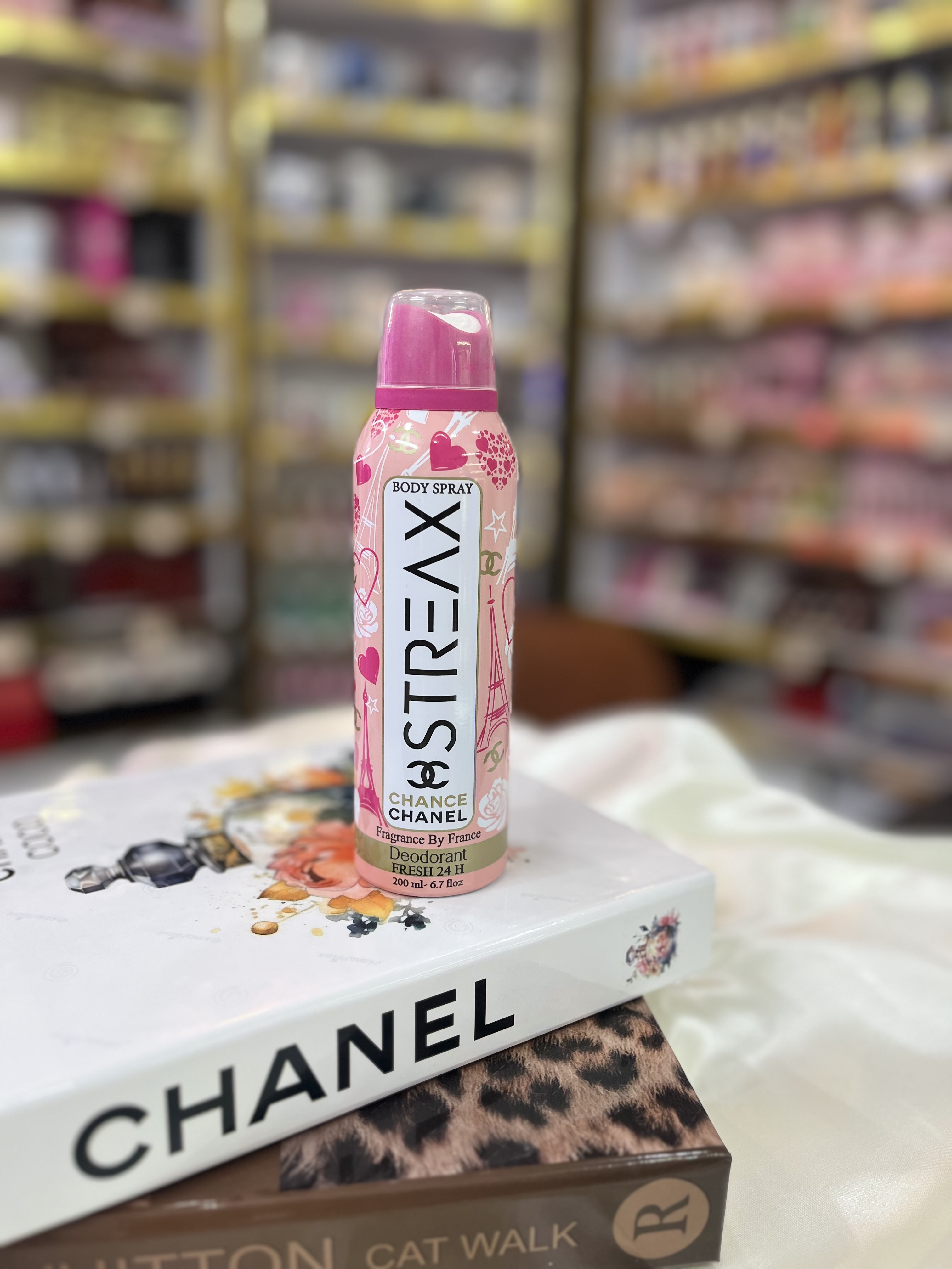 اسپری بدن زنانه استریکس CHANEL در حجم ۲۰۰ میل